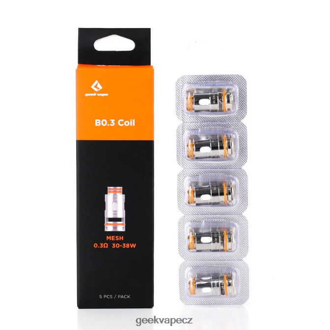 GeekVape 5ks/balení cívky série b b0,3 ohmu P0200R8 - Geek Bar Praha