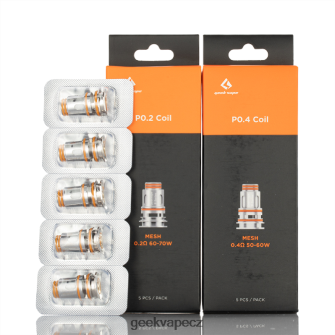 GeekVape 5ks/balení cívky série p p0,4 ohm P0200R15 - GeekVape Shop