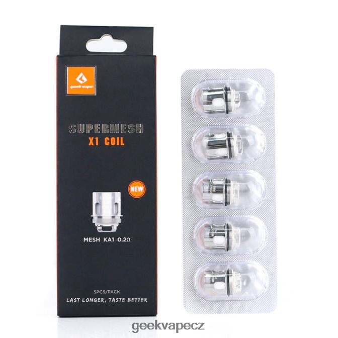 GeekVape super mesh x1/x2 cívky (nová verze) 0,2 ohmu P0200R18 - Geek Bar Praha