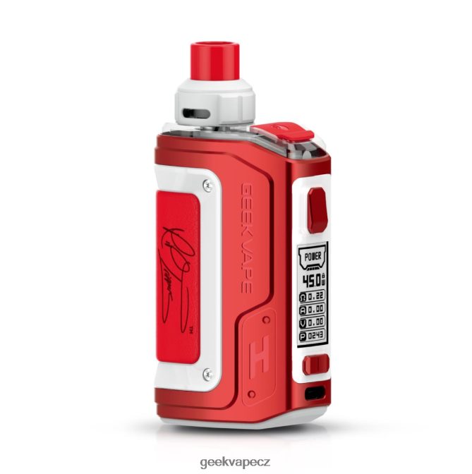 GeekVape h45 (aegis hero 2) pod mod kit 1400mah 4ml rte vydání (červená a bílá) P0200R98 - Geek Bar Praha
