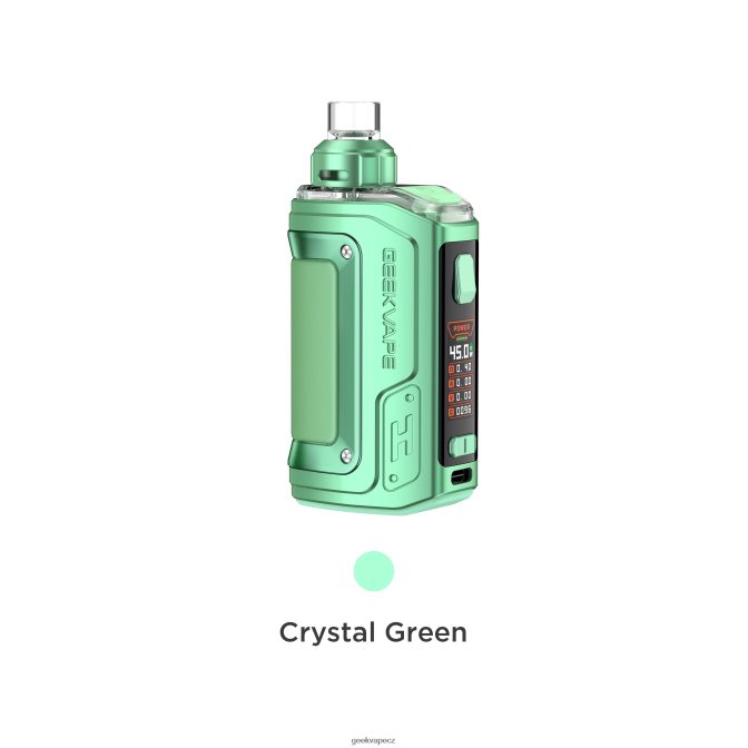 GeekVape h45 (aegis hero 2) pod mod kit crystal edition křišťálově zelená P0200R143 - Geek Vape For Sale