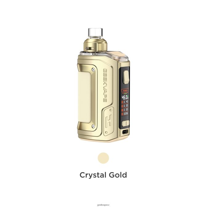 GeekVape h45 (aegis hero 2) pod mod kit crystal edition křišťálové zlato P0200R141 - GeekVape CZ